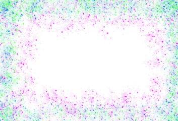 abstract grunge watercolor frame Background