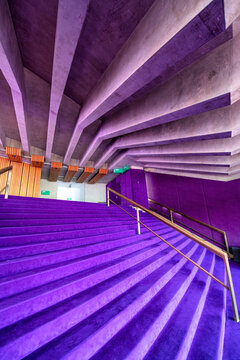 SYDNEY, AUSTRALIA - AUGUST 20, 2018: Sydney Opera House Interior On A Sunny Day