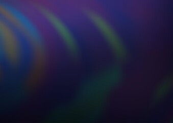 Fototapeta premium Dark BLUE vector blurred bright background.