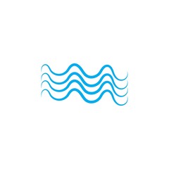 Obraz na płótnie Canvas Water Wave symbol