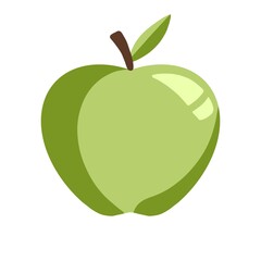 green apple illustration