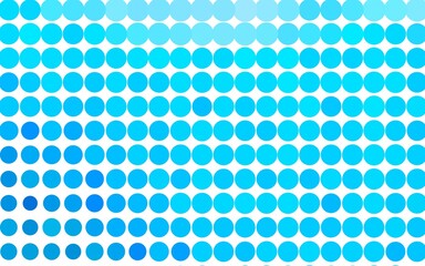 Light BLUE vector template with circles.