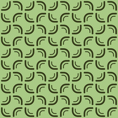 Vector seamless pattern texture background with geometric shapes, colored in green, white colors.