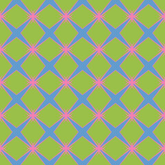 Obraz premium Vector seamless pattern texture background with geometric shapes, colored in blue, green, pink colors.