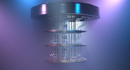 quantum computer in light rays