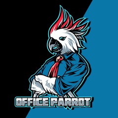 Office Parrot Mascot