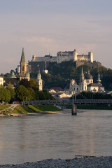 Salzburg, Blick auf die Festung Hohensalzburg