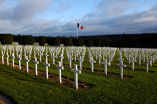 Military / war / veterans memorial cemetery in Verdun, France. Commemorating the longest battle of WWI.