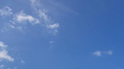 Image of a partly cloudy and partly clear sky during the day