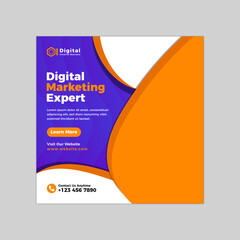 Digital Marketing Social Media Banner Template
