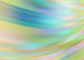 Fototapeta premium Light Blue, Green vector blurred shine abstract pattern.