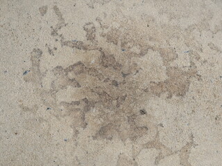 Background texture of the ancient concrete surface. Concrete stone with a wet texture is a dirty material. 