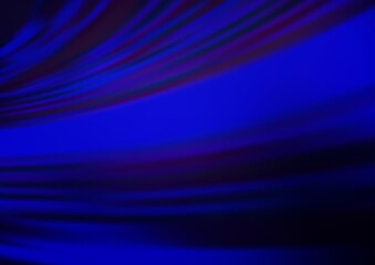 Obraz premium Dark BLUE vector glossy bokeh pattern.