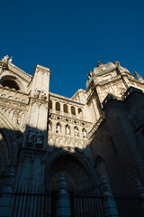 Toledo Cathedral at sunset. Toledo, Spain.
