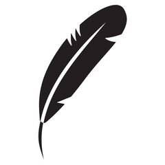 
Icon of a feather of a bird depicting exotic feather
