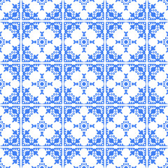 Classic Pattern Ornament, Seamless Floral Geometric Pattern for Design Wallpaper, Fashion Print, Trendy Decor, Home Textile, Retro Decor Vector Illustration.