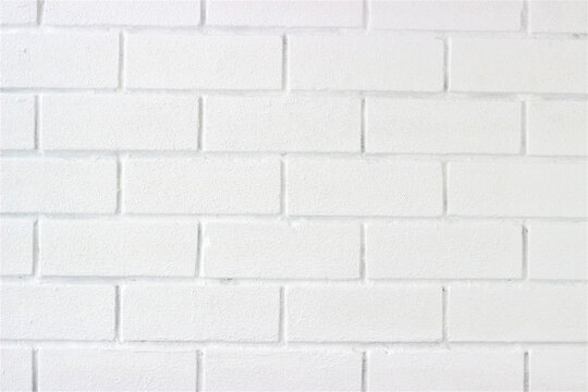 Fototapeta white brick wall