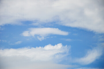 blue sky and clouds