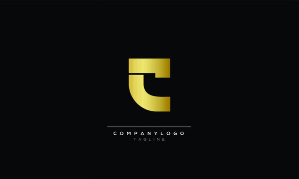 RLC Abstract initial monogram letter alphabet logo design