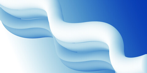 white wavy surface. Minimalistic design. Vector 3d illustration. Abstract background. Multi-colored gradient substance. Modern cover template, eps