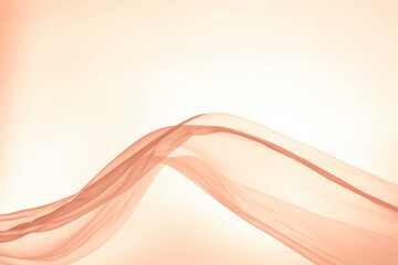 揺れる布、ベージュ