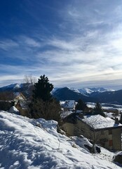 ski resort in the mountains