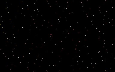 Dark Pink, Yellow vector template with sky stars.