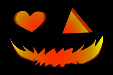 Scary Halloween Pumpkin
