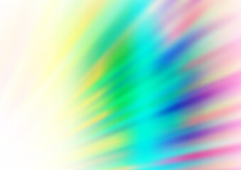 Light Multicolor, Rainbow vector blurred bright background.