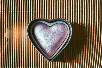 Heart shaped bronzer