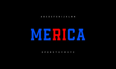 Typography alphabet. Font set a to z. Modern design vector illustration.