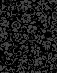 植物模様のパターン