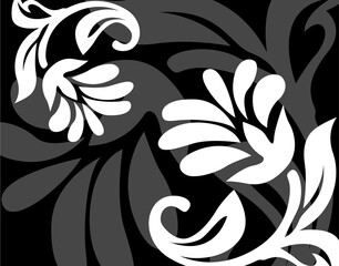 植物模様のパターン