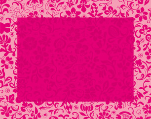 植物模様のパターン