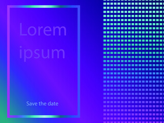 abstract blue and purple background with rectangles and lines