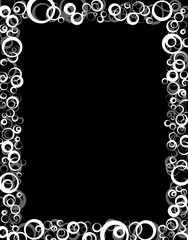 ワールド柄のフレーム