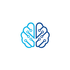 brain storming vector logo template