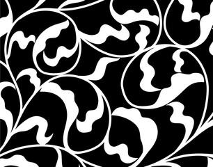 植物模様のパターン