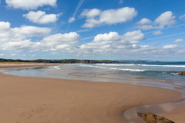 View of the beach of Xago