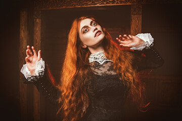 redhead young woman