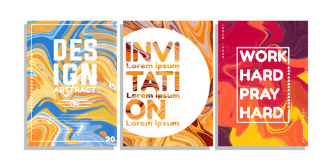 liquid cover abstrac background full color cool coverdesign