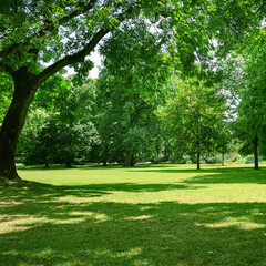 Obraz premium Beautiful meadow in park