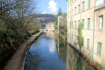 Hebden Bridge in the spring