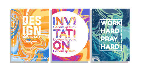 liquid cover abstrac background full color cool coverdesign