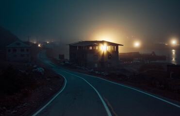 Teriberka Murmansk region north dark mood