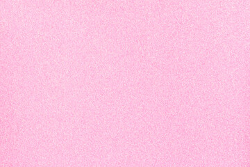 Pink glitter paper. Pink glitter. Festive background, abstraction.