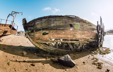 old fishing boat