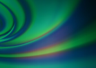 Dark Blue, Green vector abstract bright template.