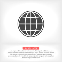 World Vector icon design 10 eps illustration