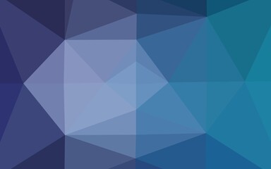 Light BLUE vector blurry triangle texture.